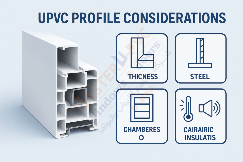 أهم 6 إعتبارات ذكية قبل شراء upvc لمنزلك . دليلك من شركة ماستر للأبواب والشبابيك upvc