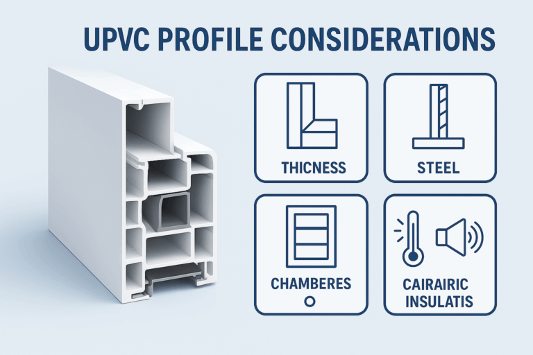 أهم 6 إعتبارات ذكية قبل شراء upvc لمنزلك . دليلك من شركة ماستر للأبواب والشبابيك upvc