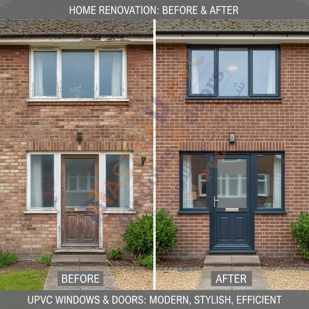دليل تجديد المنزل 2025 كيف تحول منزلك بشبابيك وأبواب upvc (توفير 50%)