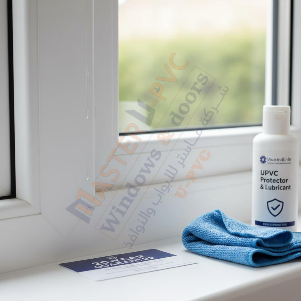 كم يعيش شباك الـupvc فعلًا؟ دليلك الشامل للعمر الافتراضي، الصيانة والضمان