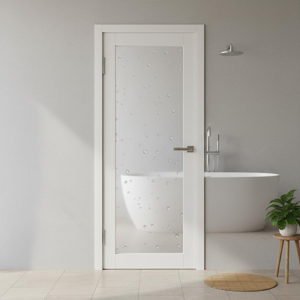 وداعاً لأبواب الخشب! تصميمات أبواب حمامات upvc أناقة لا تتأثر بالماء