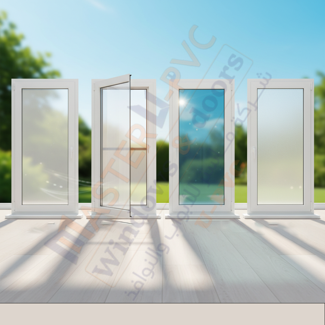كيف تختار الزجاج المثالي لشباكك upvc ؟ دليلك من شركة ماستر
